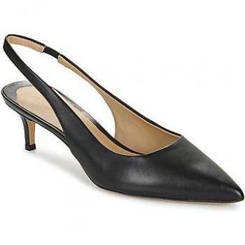 Zapatos de Tacón de Aguja Destalonados para Mujer Lauren Ralph Lauren LOLAH II-PUMPS-SLINGBACK en Negro