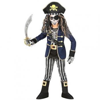 Disfraz de Capitán Pirata Esqueleto para Niños - Halloween