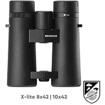 Minox 80407328 X-lite - Prismáticos (10 x 42 mm), color negro