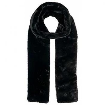 Only Furry Faux Fur Scarf Women's Black