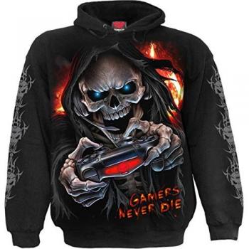 Spiral Kids Respawn Black Hoodie Sweater 116/122