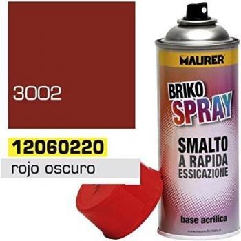 Spray Pintura Rojo Oscuro Carmin 400 ml.