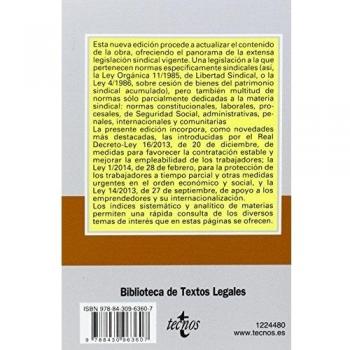 Legislación sindical