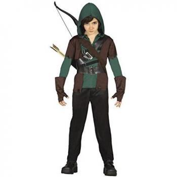 Disfraz Infantil de Arquero Robin Hood - Talla 5-6 Años, Color Surtido