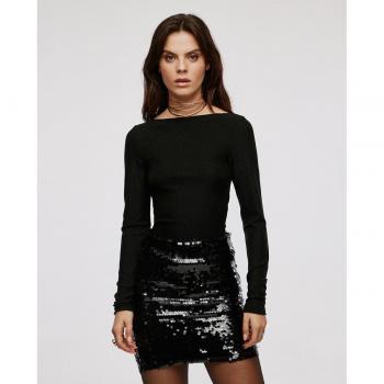 Camiseta manga larga con brillo de mujer Jack & Jones
