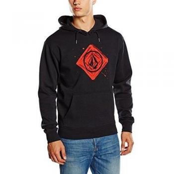 Volcom Reservation - Sudadera para hombre, color negro, talla X-Large