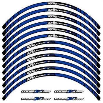 Kit de Pegatinas para Llantas de Moto Aprilia Tuono V4RR