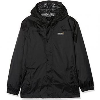 Regatta Pack It Jkt II Chaqueta Impermeable, Infantil, Negro, 32 Pulgadas