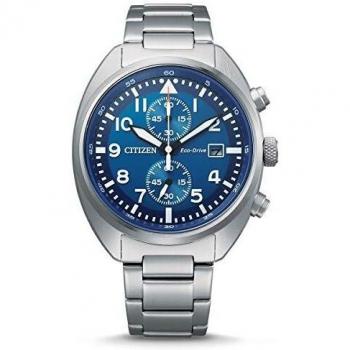 Reloj de Hombre Citizen CA7040-85L Eco-Drive Cronógrafo con Esfera Azul y Correa de Acero Inoxidable