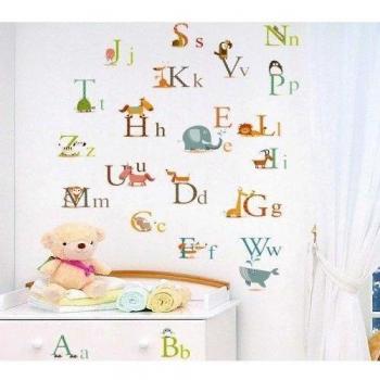 Bookshelf - Pegatinas decorativas, diseño de abecedarios y animales