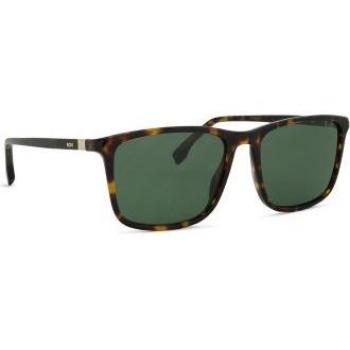 Hugo Boss Square Frame Acetate Sunglasses 1434/S 086 QT Havana/Green
