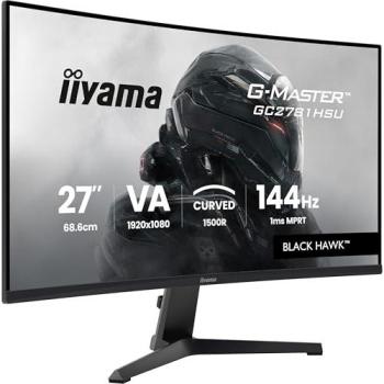 Monitor iiyama G-Master 27 VA Curvo Full HD 1920x1080 144Hz FreeSync 1ms con Altavoces