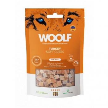 Snack Semihúmedo para perro de Pavo 100gr - Woolf Cubes