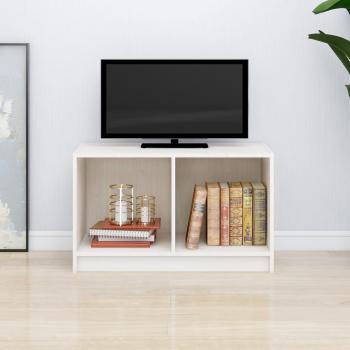 Mueble de TV de madera maciza de pino miel 70x33x42 cm