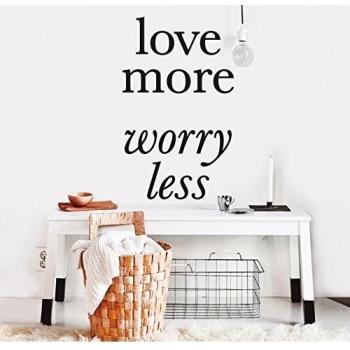 MYVINILO - Vinilo decorativo - Love more / negro