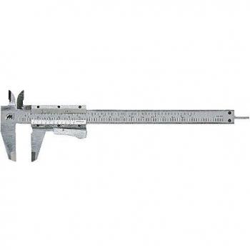 Metrica Inox 0-155 Calibre, Gris, 1/128''