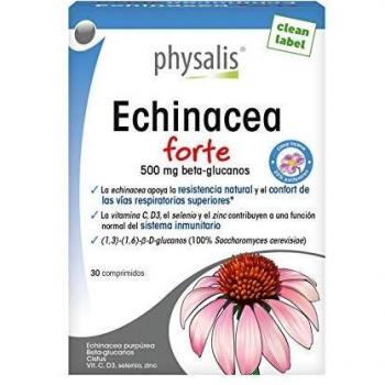 Forte Echinacea Physalis - 30 Comprimidos para Refuerzo de Salud y Defensas