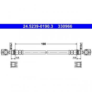 Latiguillo de freno ATE 24.5239-0190.3