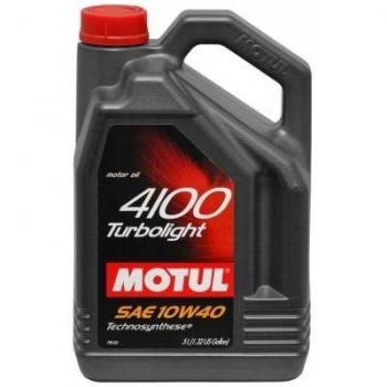 MOTUL 100357 4100 turbolight 10 W-50 de 40, 5 L