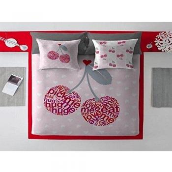 Wild About Words  Juego De Funda Nórdica Cherries Rosa/Fucsia Cama 135