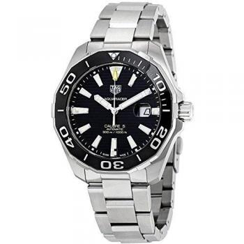 TAG HEUER Men's 43MM Steel Bracelet & CASE Automatic Watch WAY201A.BA0927