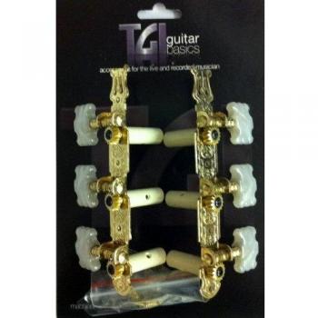 TGI Classical Guitar Machine heads - Gold
