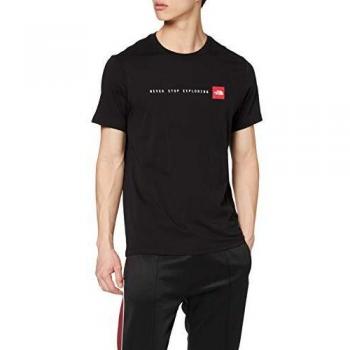 The North Face Men's Black Printed Cotton T-Shirt - Size L
