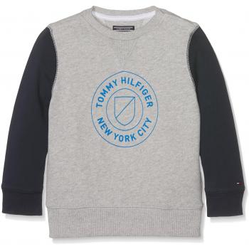Tommy Hilfiger Ame Hilfiger Cn Hwk L/S, Suéter para Niños