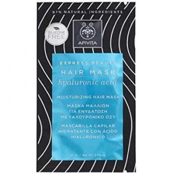 Apivita Mascarilla Capilar Hidratante con Ácido Hialurónico 20ml - Pack de 2