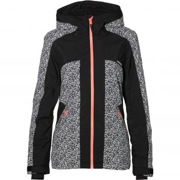O 'Neill Allure Jacket Snow, otoño/Invierno, Mujer, Color White AOP w/Black, tamaño Extra-Large