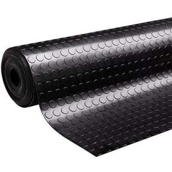 Lucatex - rollo 1x2,5m pavimento suelo goma circulos 3mm espero, talleres, comercios, garajes, colegios, embarcaciones. suelo antideslizante, aislante y antiestático