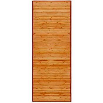 vidaXL Alfombra de Bambú 80x200cm Marrón Decoración de Interior Casa Hogar
