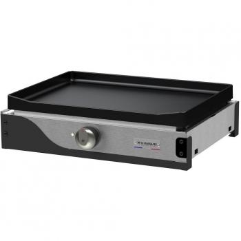 Plancha Eléctrica Le Marquier La Petite Francesa 150 Duo - Placa de Hierro Fundido Esmaltada 50 x 35 cm - 1 Radiador - Fabricada en Francia - Acero Inoxidable