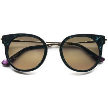 Etnia Barcelona Azores Sun TQBK Women's Sunglasses Blue Size 49