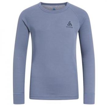 Camiseta interior de manga larga y cuello redondo para niño Odlo Active Warm Eco (gris folkstone)