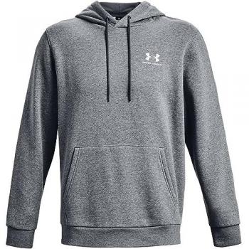 Sudadera con Capucha Under Armour Esencial de Forro Polar Gris XS para Hombre