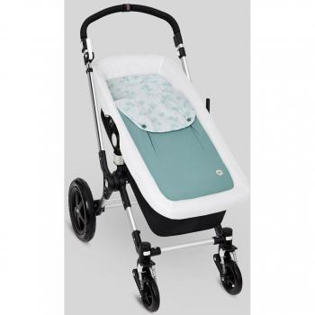 Saco interior de capazo Biloba de Paz Rodríguez, tipo: saco para cochecito, características: diseño elegante y moderno, tejido suave y acolchado, fácil de colocar y quitar, adecuado para bebés recién nacidos, compatible con la mayoría de