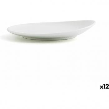 Plato Llano Ariane Vital Cerámica Blanco Ø 15 cm (12 Unidades)