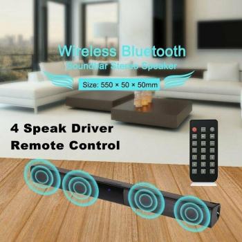 Barra de sonido inalámbrica Bluetooth con subwoofer D25 para TV y cine en casa