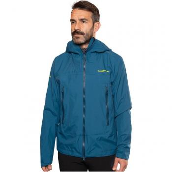 Chaqueta impermeable de hombre Trangoworld Dhakmar Azul (S)