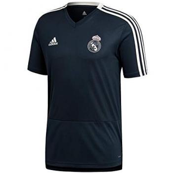 Adidas Real Maillot Entrenamiento de Manga Corta, Hombre, CW8646, Tech Onix/Black/Core White, Extra-Large