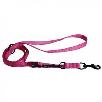 Correa de adiestramiento para perro Martin Sellier 3 puntos 20mm / 200cm rosa