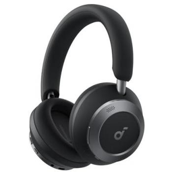 Soundcore Space One Pro | Foldable Over-Ear Headphones with Adaptive Active Noise Cancelling, 60H Battery Life, Hi-Res Wireless Audio