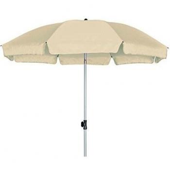 GoodSun Sombrilla de jardín BE, natural, 240 cm, 10 piezas