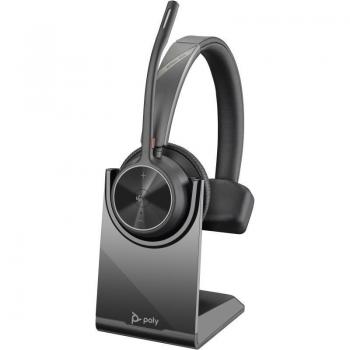 POLY Voyager 4310 Microsoft Teams Certified USB-C Headset + BT700 Dongle Wired & Wireless Office/Call Center 20 - 20000 Hz Headset Black