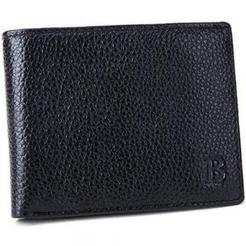 Wewod - Cartera para hombre  unisex Hombre unisex-niños, negro