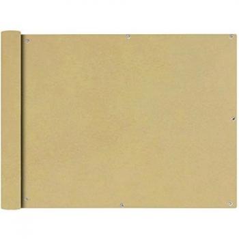 Toldo para balcón tela oxford 90x400 cm beige