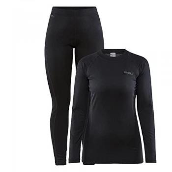 Craft Core Warm Baselayer Set for Women - Black XS