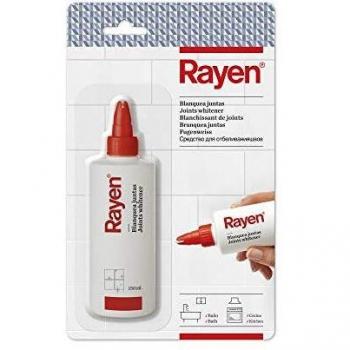 Rayen Blaqueajuntas | Blanqueador de Juntas de Azulejos | Resistente al Agua y Humedad | Multifuncional | 150ml, Blanco, 150 ml