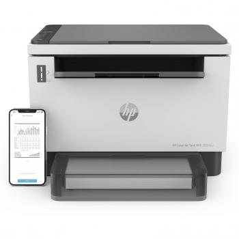 HP LaserJet Tank MFP 2604dw 381V0A, Impresora Láser Multifunción, Estampa, Copia y Escanea, Impresión a Doble Cara Automático, Wi-Fi Banda Dual, USB 2.0 Alta Velocidad, HP Smart App, Blanca y Negra